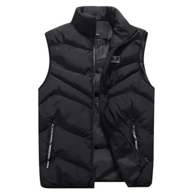 Men's quilted vest in several colours