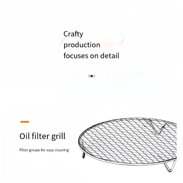 Frită cu aer cald de 4 l cu fereastră, priză europeană, capacitate mare