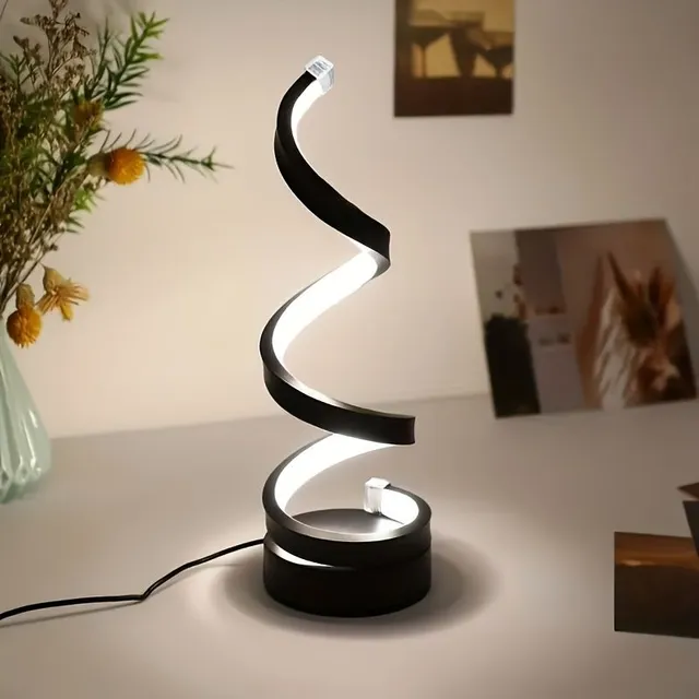 1 sztuka lampy spiralnej stołowej