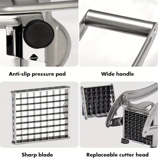 Stainless steel cutter for fruit and vegetables