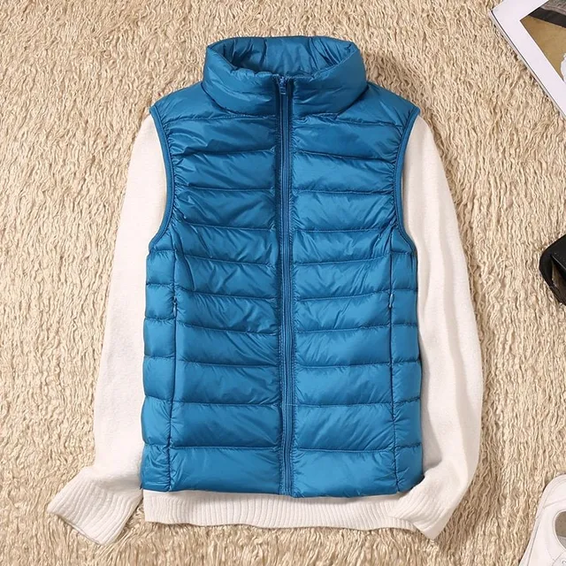 Beautiful ladies lightweight down vest