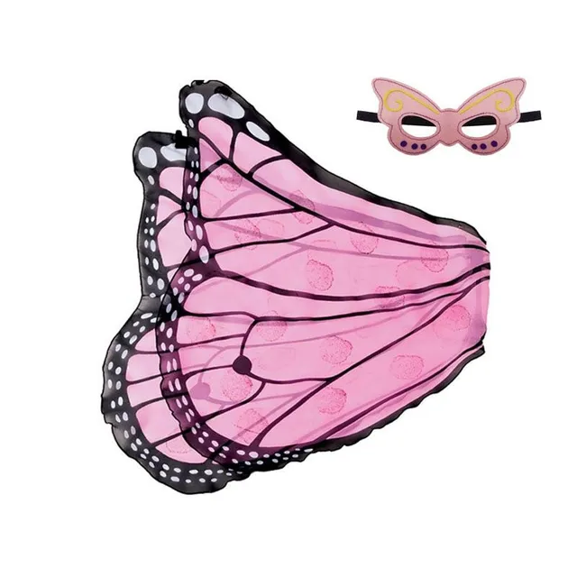 Kostým pre dievčatá s motívom motýlej víly