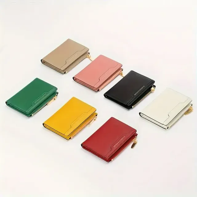 New thin single color coin wallet from 2024, minimalist trendy wallet