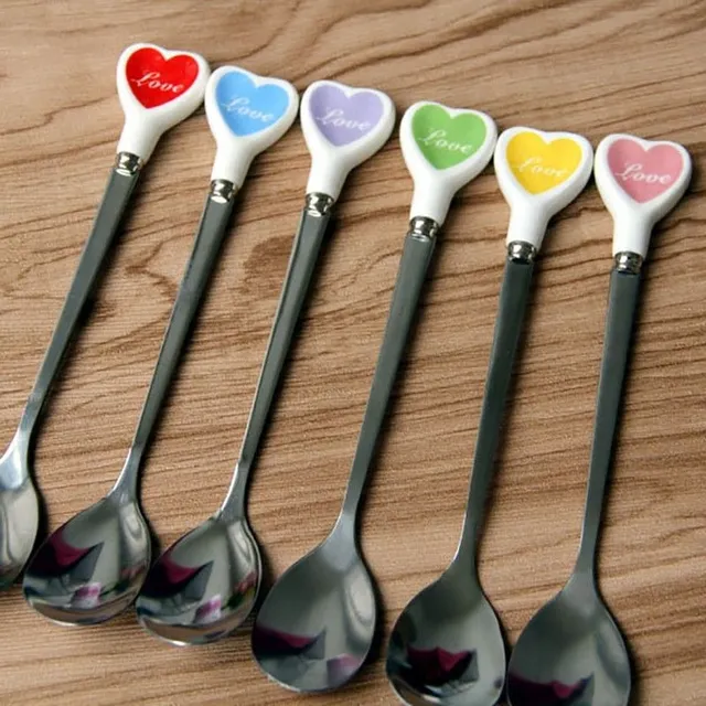 Tea spoon with heart