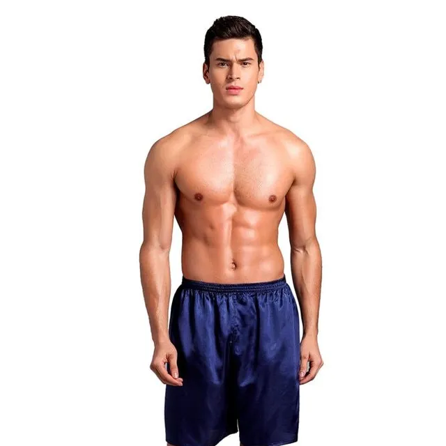 Men's velvet sleep shorts PULS SIZE