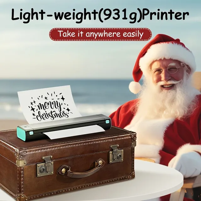 Phomemo M08F: A4 pocket thermal printer for travel, car, office and school