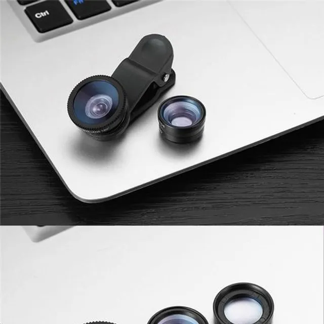Universal clip-on lens - 3in1