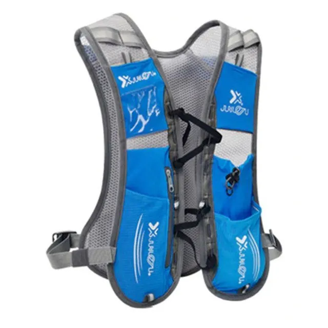 Ultrakönnyű futómellény és hátizsák 5L barva-modra