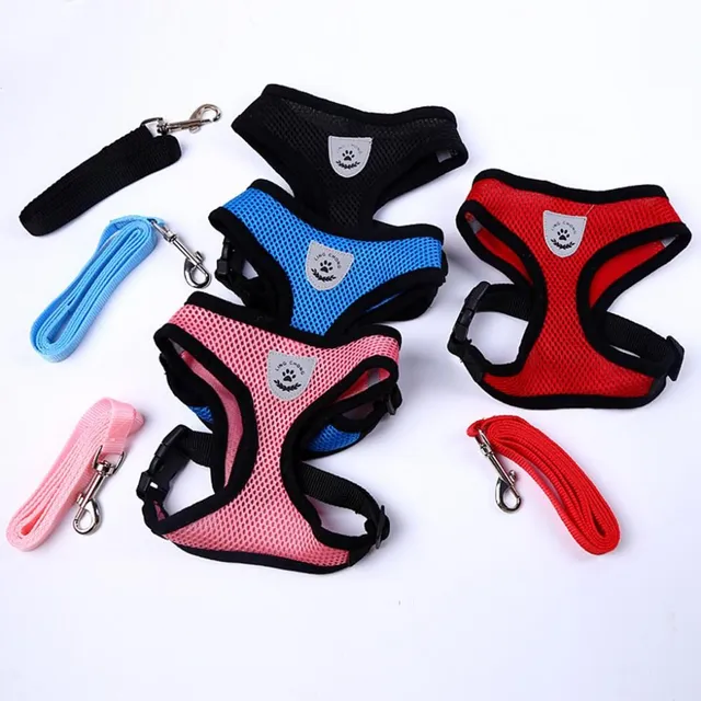 Cute breathable harness for dogs