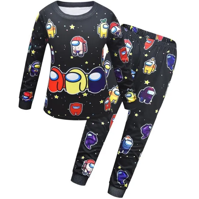 Children's comfortable two-piece pajamas Among us