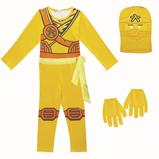 Detský kostým nindža - rôzne farby