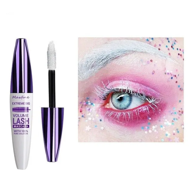 Color mascara extending algae Waterproof eye make-up Long lasting mascara in distinctive color