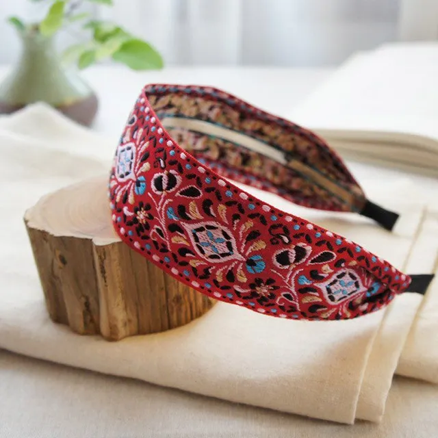 Women's embroidery headband