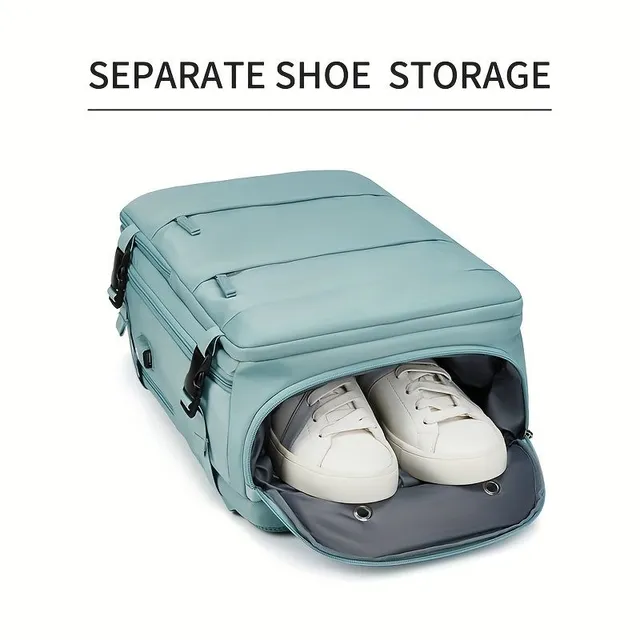 Rucsac de călătorie pentru femei cu încărcare USB și buzunar pentru pantofi - Impermeabil, 39,62 cm - Pentru afaceri și școală