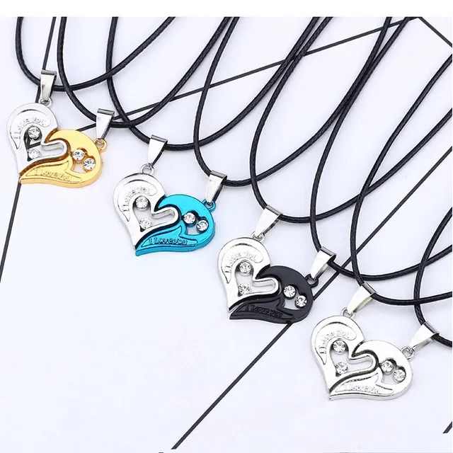 Romantic necklace for couples