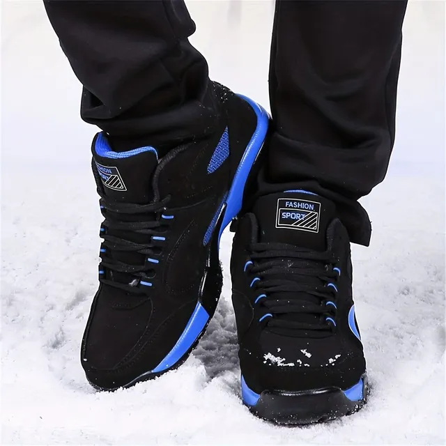 Men's Winter Sneakers With Wave lining, Thermoboty, Warm Sneakers On Autumn and Winter