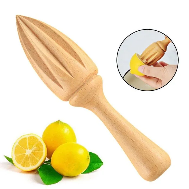 Wooden citrus press