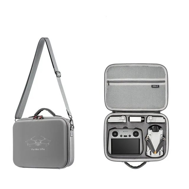 Portable drone protective case with shoulder strap