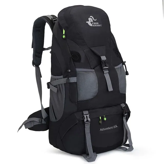 Large waterproof backpack for hiking