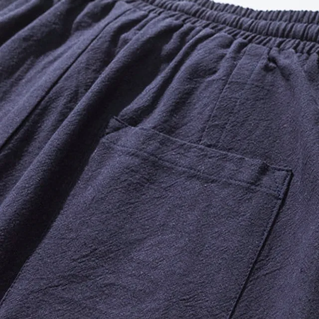 Męskie bawełniane spodnie haremowe
