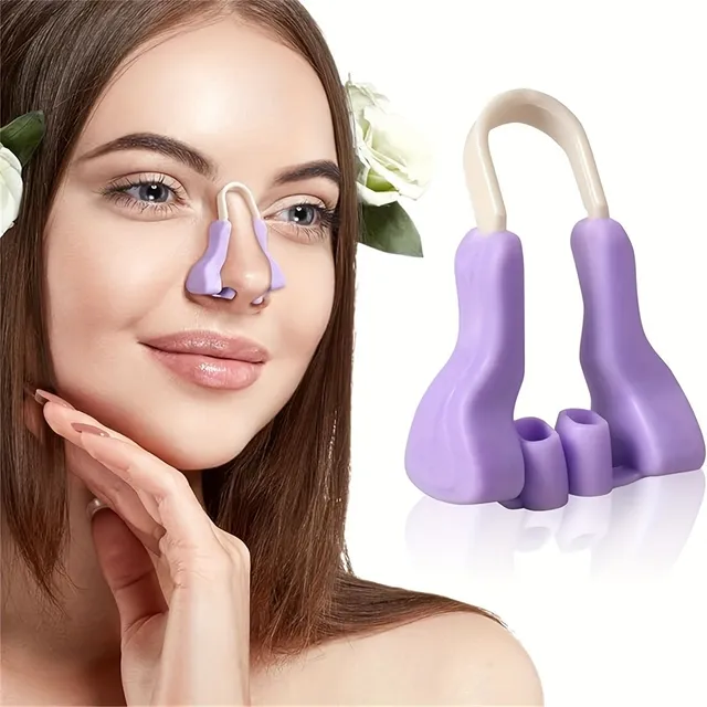 Silicone nose shaping clip for instant perfect nose shaping