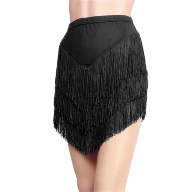 Dance skirt with fringe