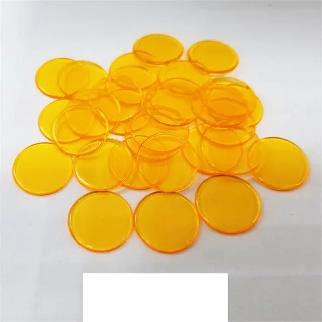 Replacement coloured tokens for board games 100 pieces - more colours Paula