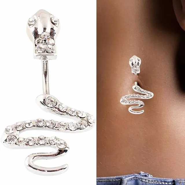 Luxury Belly button piercing - Snake