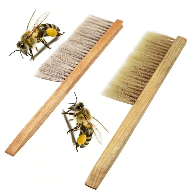 Bee-keeping wooden broom