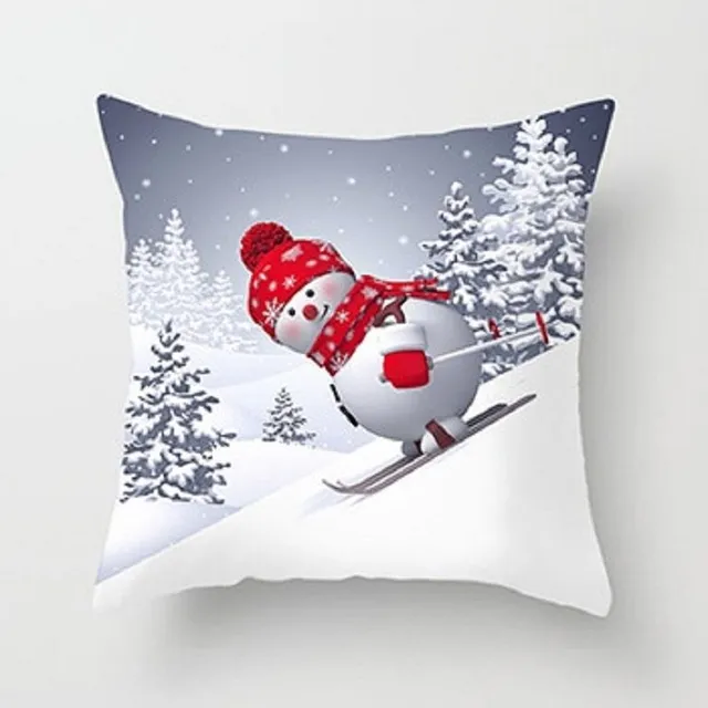 Pillowcase with snowman