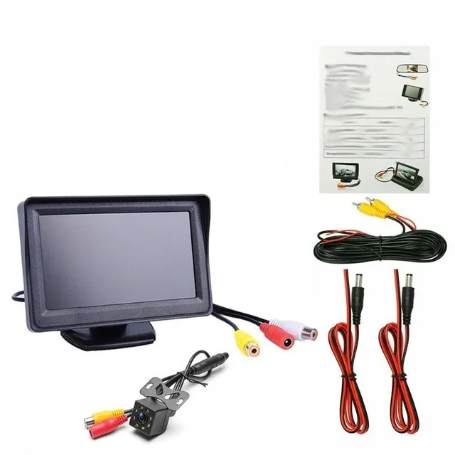 LED parking camera with LCD monitor