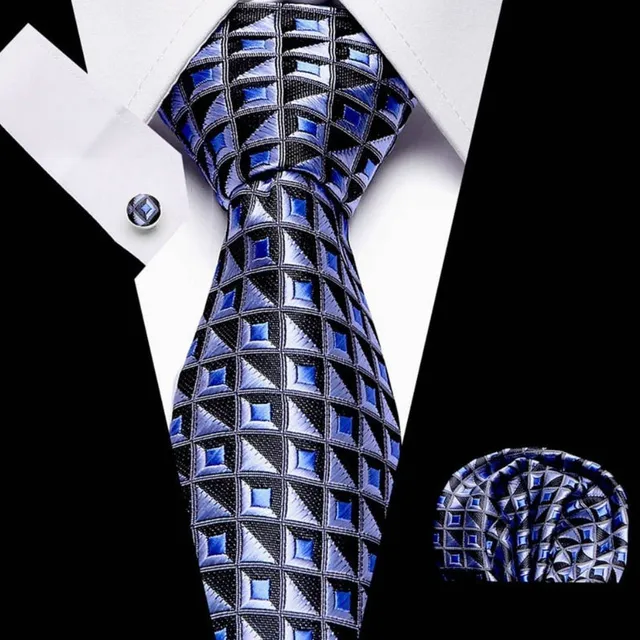 Luxury men's silk tie