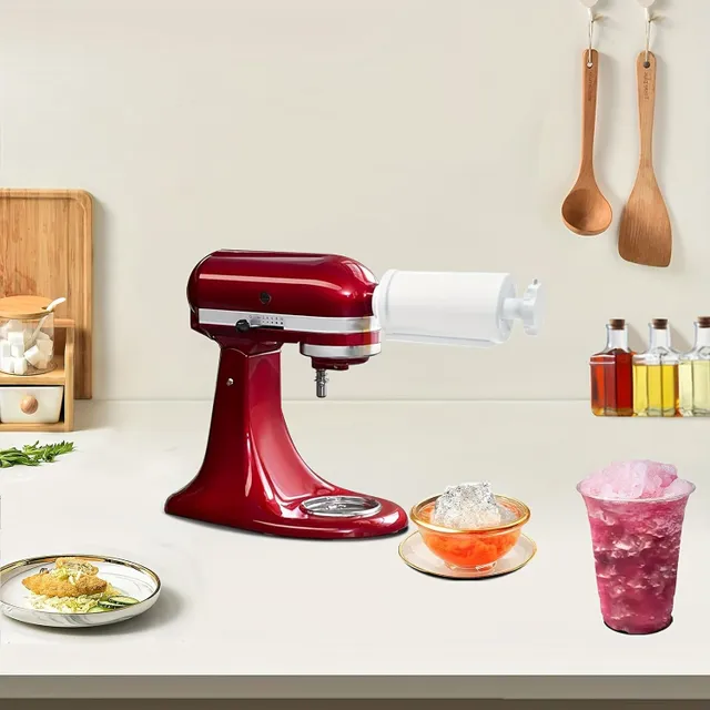 Přizpůsobeno Pro Vertikální Mixér KitchenAid Příslušenství Na Holení Ledu, Vybavené 8 Formami Na Led, Příslušenstvím K Strojkům Na Led, Příslušenstvím/strojem Na Výrobu Sněhových Kuželů (kromě Stroje/mixéru)