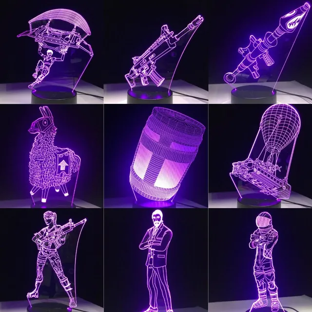 Beautiful Fortnite 3D table lamp