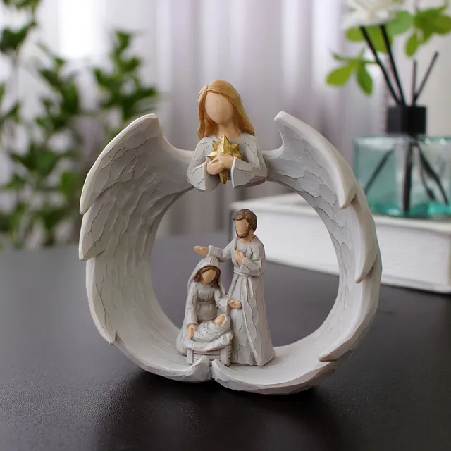 Resin statue of angels: Christmas and Easter decorations to your home