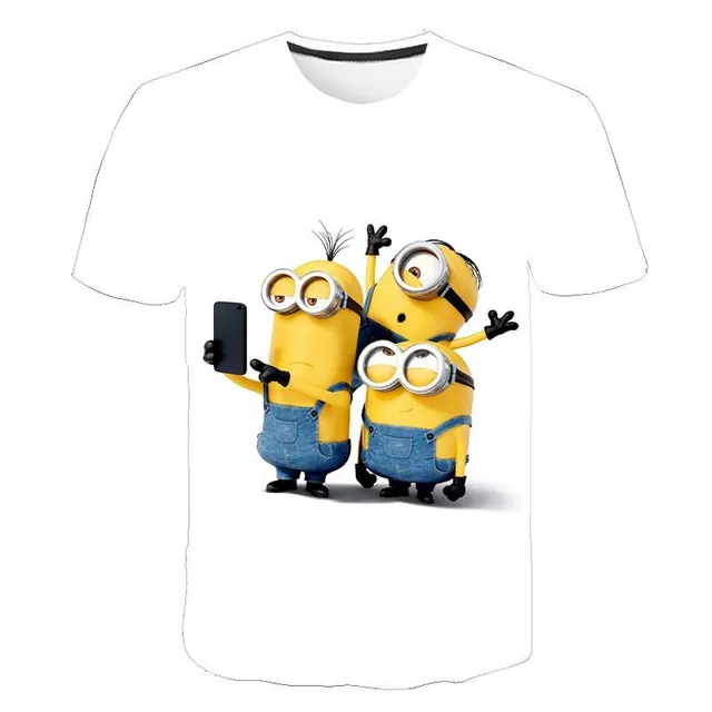 T-shirt amusant avec impression de Minions