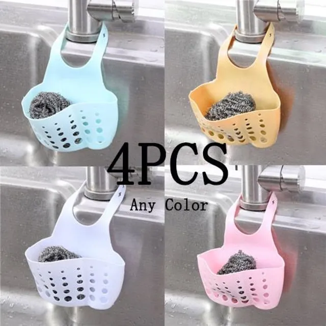 Handy adjustable holder/dripper for sponges and wire in pastel colours a-4pcs