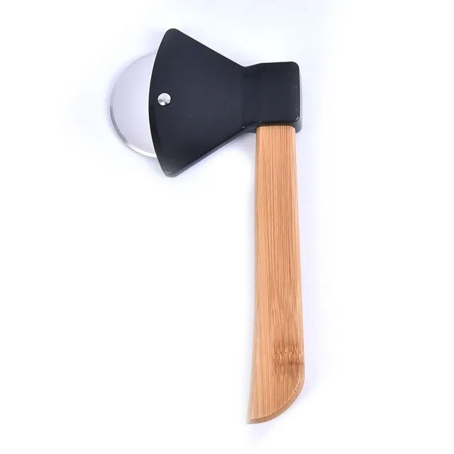 Axe-shaped pizza cutter