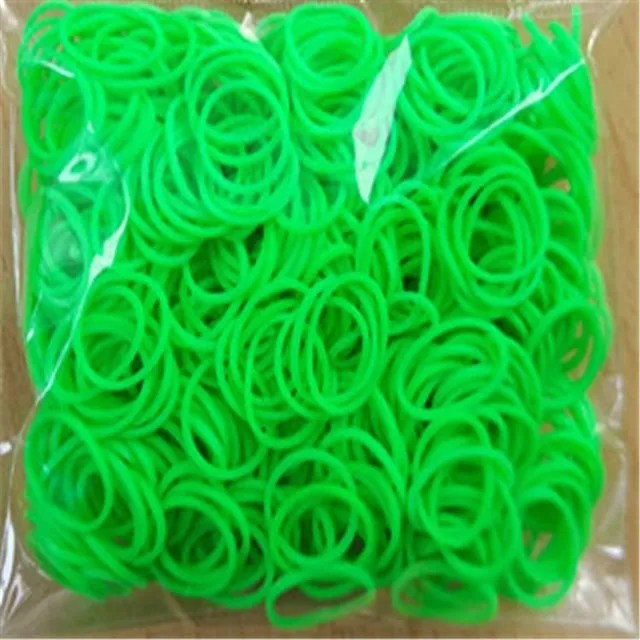 Set of silicone rubber bands for making bracelets - several colour variations Pradeep