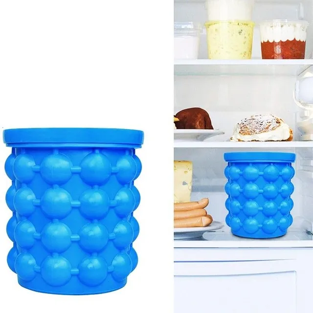 Silicone ice vessel