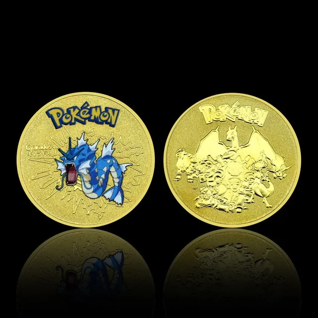 Pamätné kovové mince Pokémon style-02