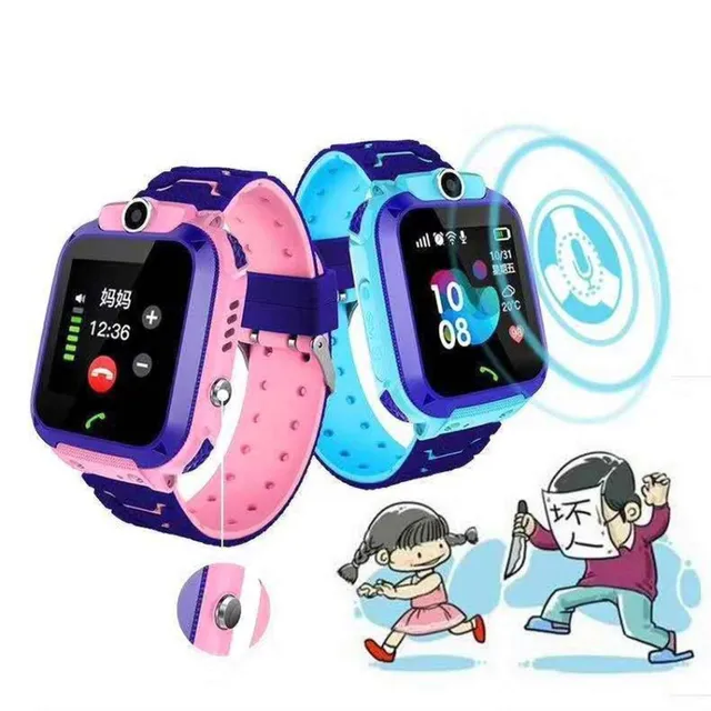 Dětské chytré hodinky pro chlapce a dívky s GPS a nastavením bezpečných čísel