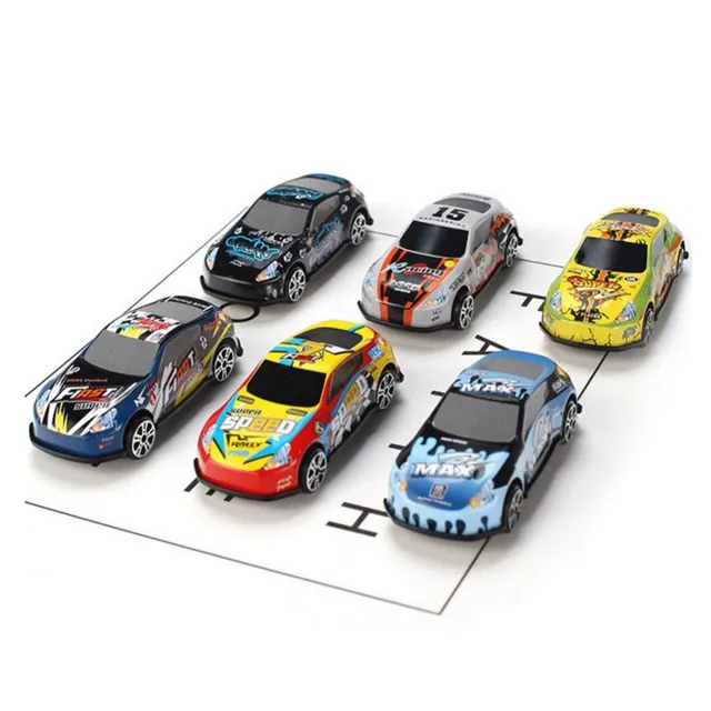 Set of racing cars 6 pcs