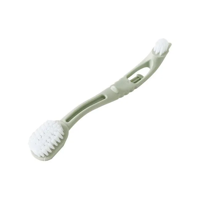 Double-sided cleaning brush