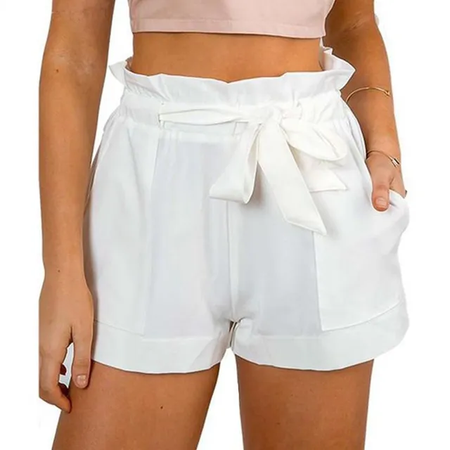 Women's stylish shorts with bow - 4 colors