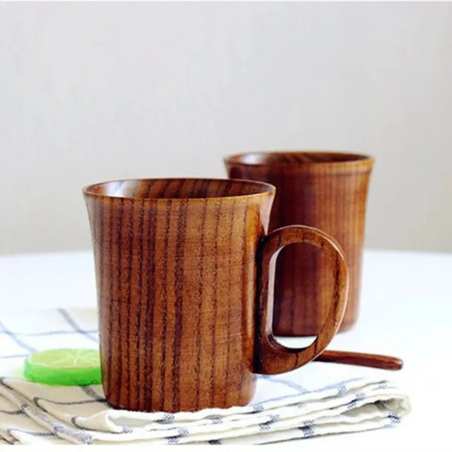 Beautiful wooden mug