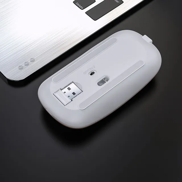 Bezdrôtová myš s LED podsvietením