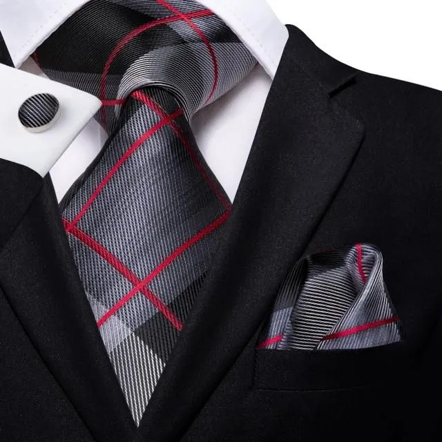 Luxus férfi selyem nyakkendő sn-3012