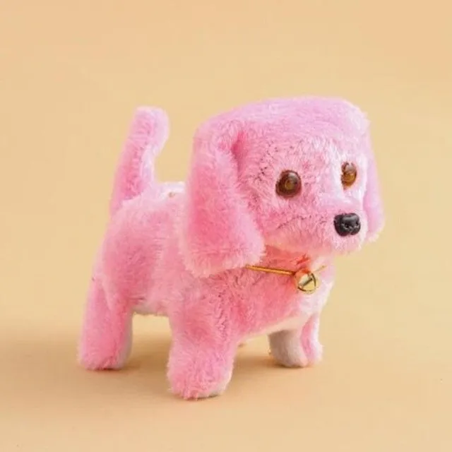 Chien en peluche marcheur