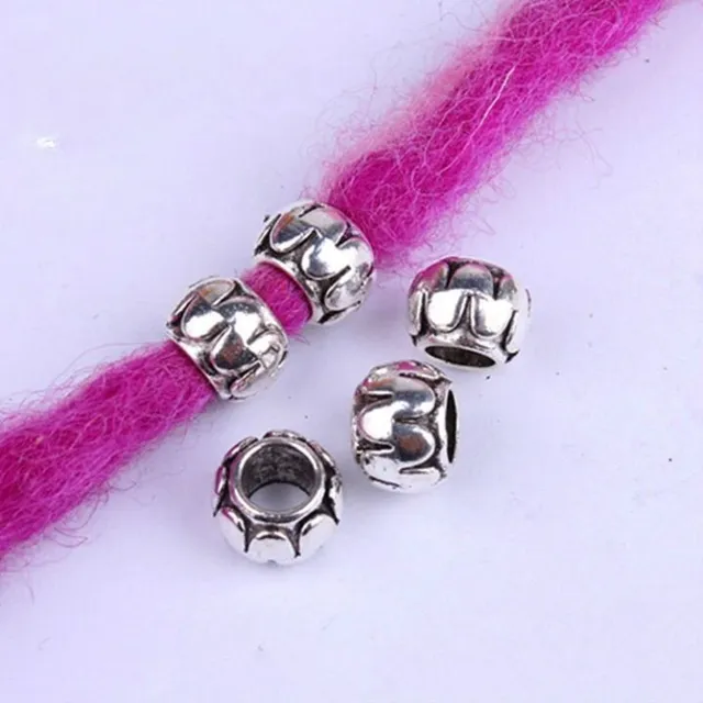 Metal hair rings